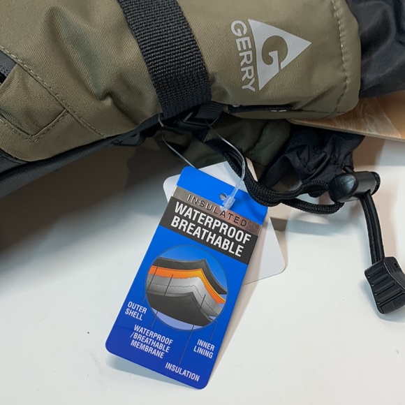 NWT Gerry Mens Winter Gloves Waterproof Insulated - Picture 6 of 14